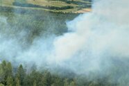 Waldbrand aus der Luft